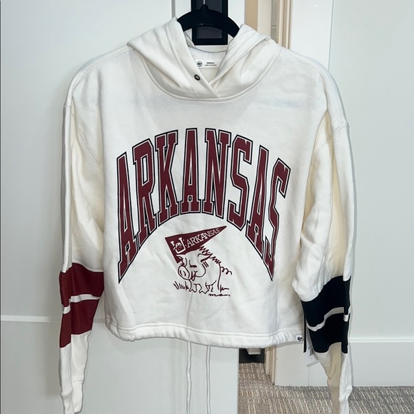 Arkansas Women's White Hoodie Sweater - Picture 1 of 3
